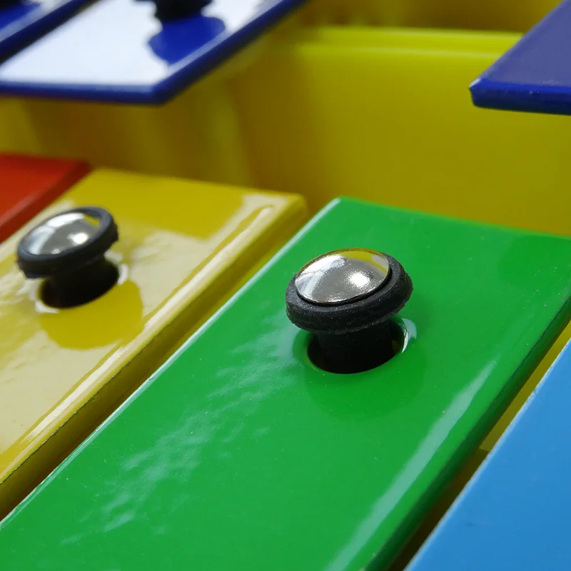 25 Key Xylophone Colorful Toys Metal Xylophone Musical Instruments For