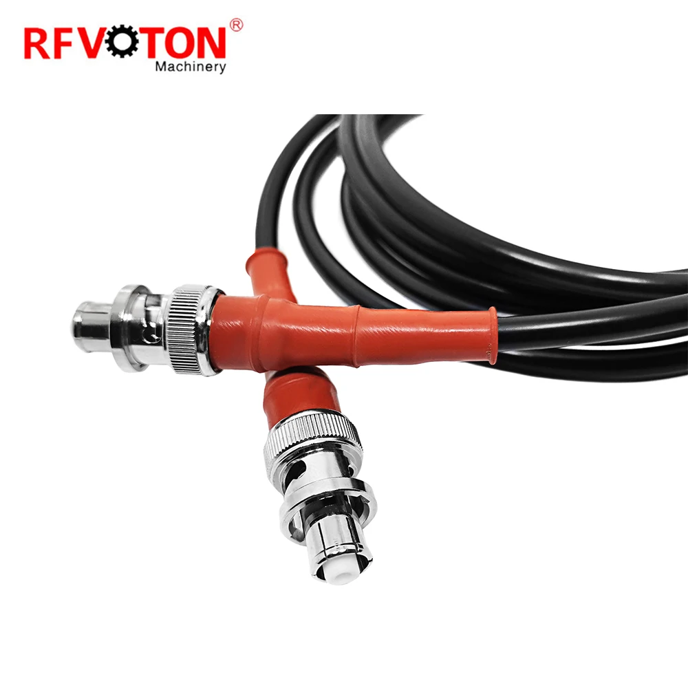 5KV SHV To SHV Male RG58C-U Cable Assembly High Voltage Jumper Cable Length details