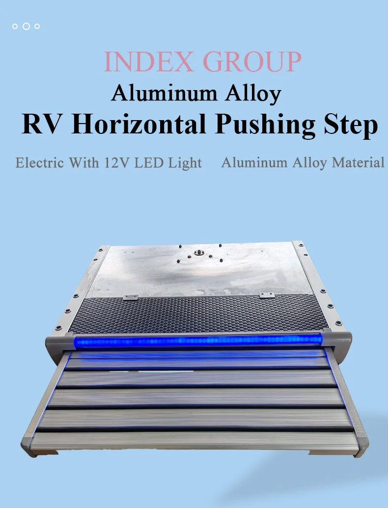 Aluminum Alloy Motorhome Sliding Step Rv Folding Step Horizontal ...