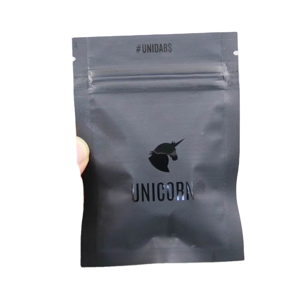 Custom Print Biodegradable Mylar Powder Packaging Plastic Bag for Leisure Food with Ziplock Spot UV Barrier Pouch