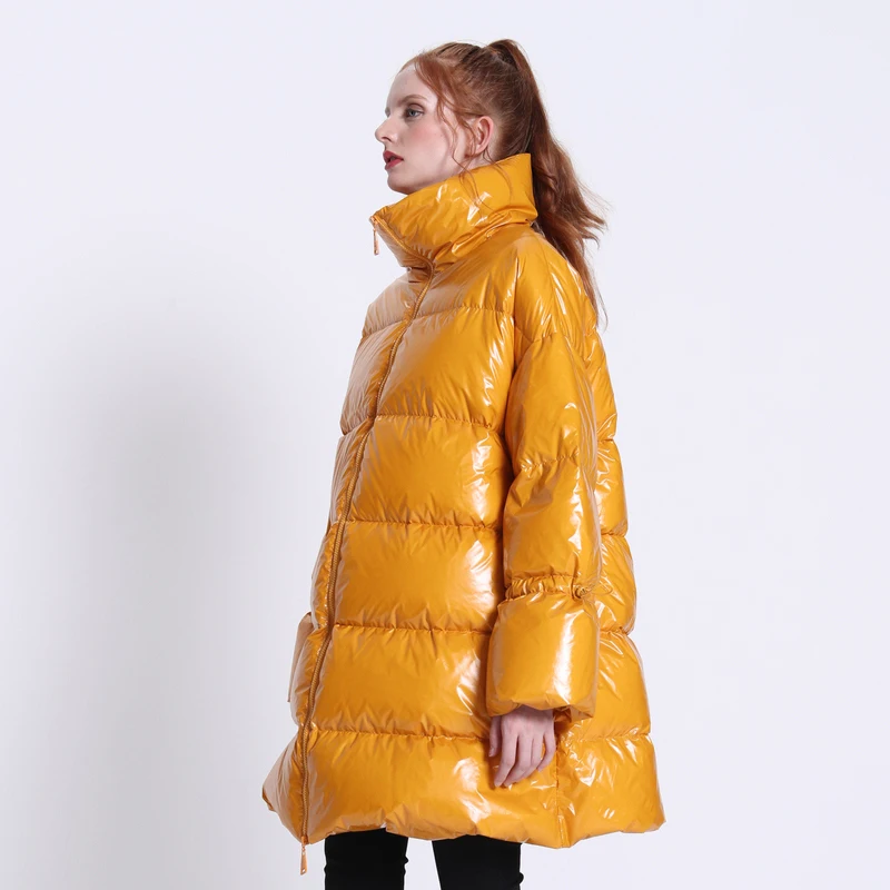 bubble long coat