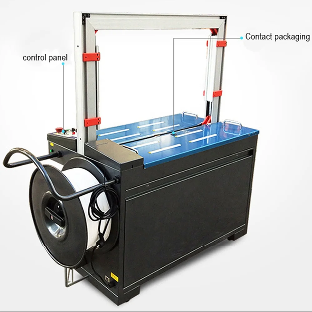 Auto Carton Strapping Binding Machine Box Paper Carton Strapping Machine Carton Box Strapping Machine