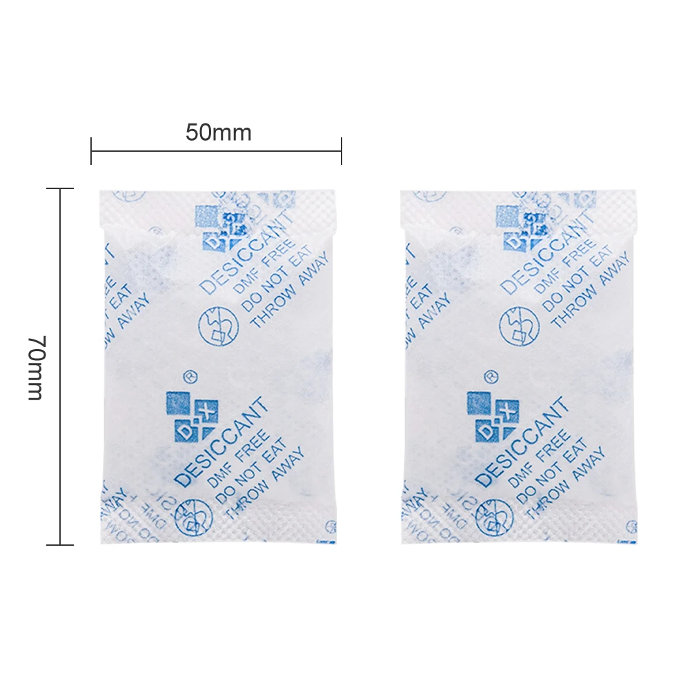 Direct Sale Silika Sachets High Quality 1G 5G 10G 20G 50G 100G Silica Gel Moisture Absorb White Color Silica Gel Desiccant Packs