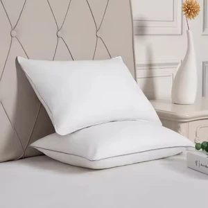 Luxury Super Grade Durable Cotton Fabric Soft Bed Polyester Pillow Rest Cushion for Sleeping Multi Size