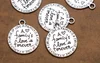 20x17mm l'amour familial est pour toujours