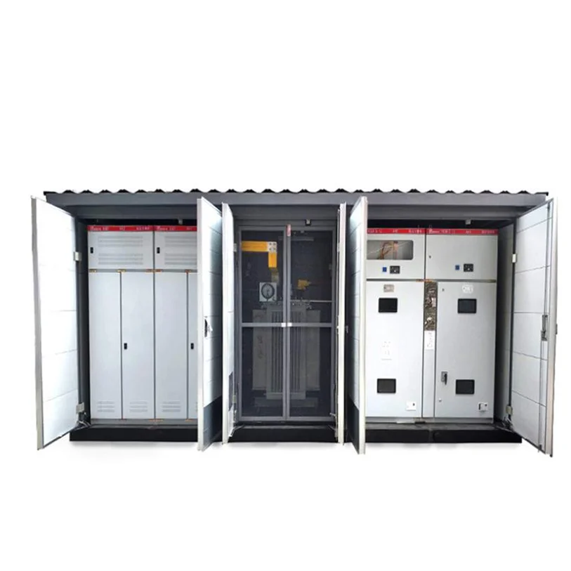 Yb Series Prefabricated Compact Packaged Substation 11kv To 0.4kv 400kva 750 Kva Compact Box Substation factory