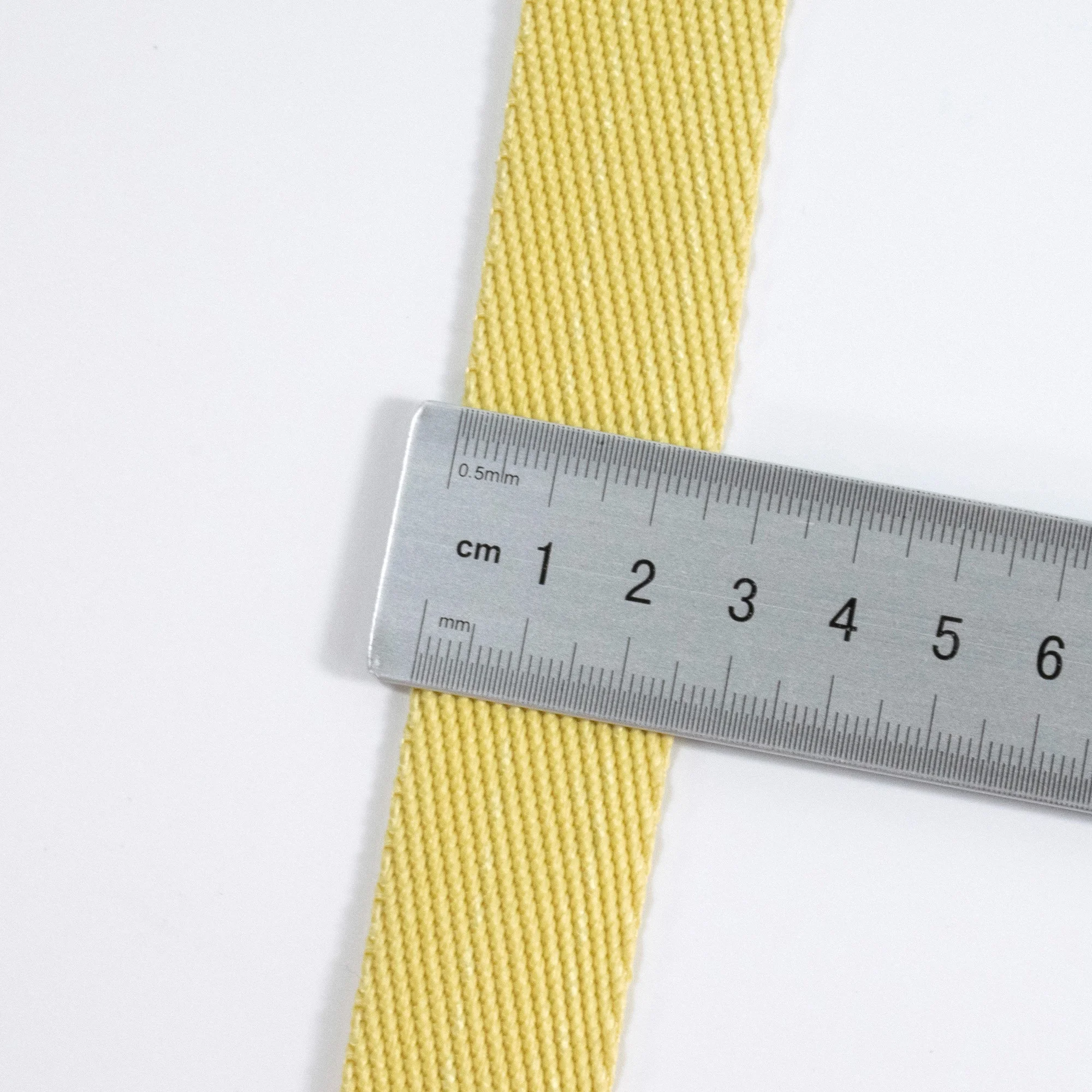 High Strength Fire Retardant Polyester Aramid Fiber Webbing Kevlars Webbing Fireproof Aramid Strap for Fire Engineering