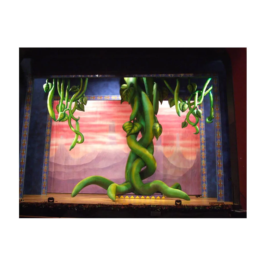 Beanstalk and Tendrils Inflated Inflatable Beanstalk Stage Props Sculptures for Sale