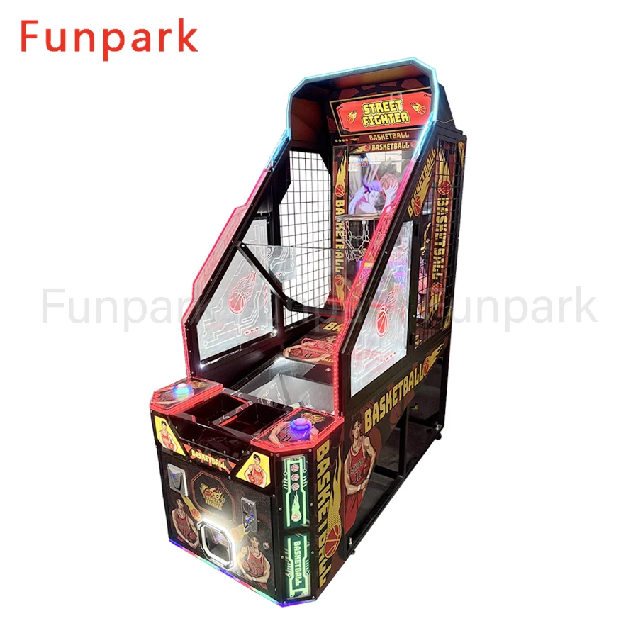 Funpark Factory Price Electronic Basketball Machine Street Arcade Game Coin Operated Games manufacture