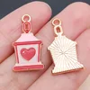 1 Lámpara/Linterna de amor color melocotón rosa, modelo 23x12x1mm-25168-11g.