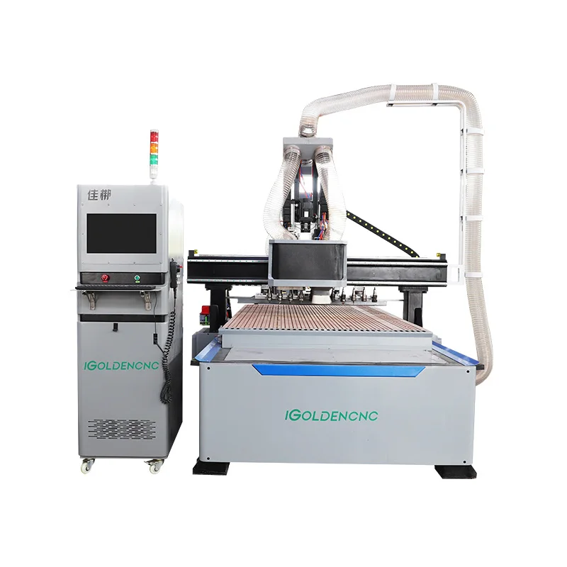 4x8 5x10 Feet Cnc Router 1325 1530 Nesting Machine 3d Router Wood Carving Cutting Machinery for Kitchen Furniture Cabinet Making