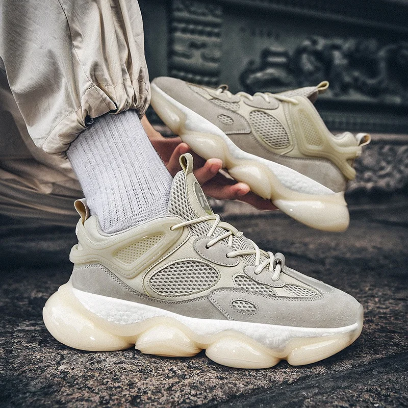 Кроссовки мужские с пряжкой