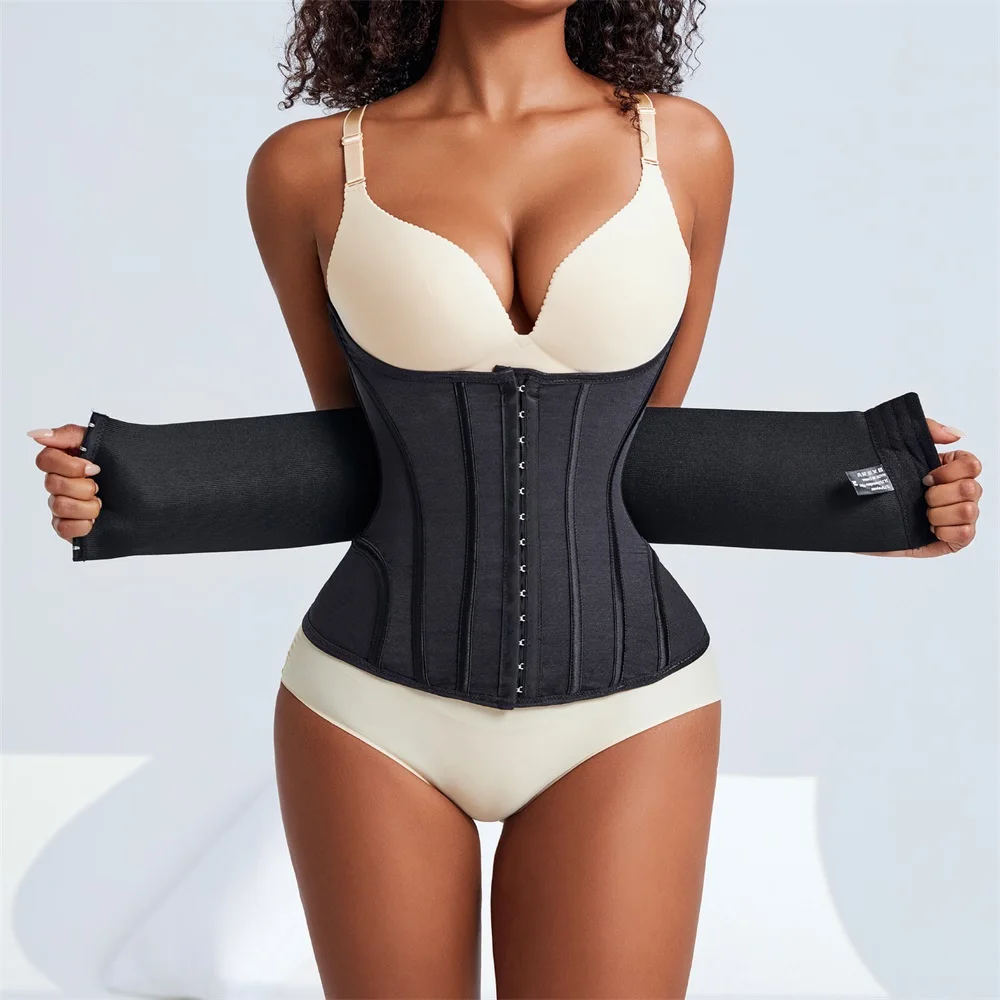 High Quality Full Body Cinchers Belly Tummy Control Shapewear Women Wrap Corset Trimmer Belt Waist Trainer Shaper for Women supplier