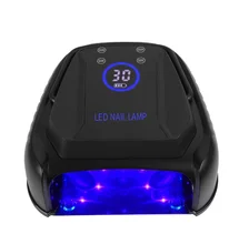 72W New Designed Professional UV/LED lamp High Power Rechargeable Pedicure Manicure Cordless UV LED Nail Lamp For Salon Use