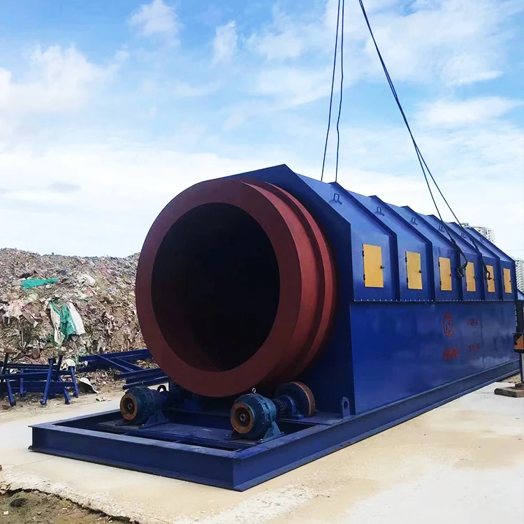 Municipal Solid Waste Automatic Urban Garbage Sorting Plant Line Msw Waste Separation Machine