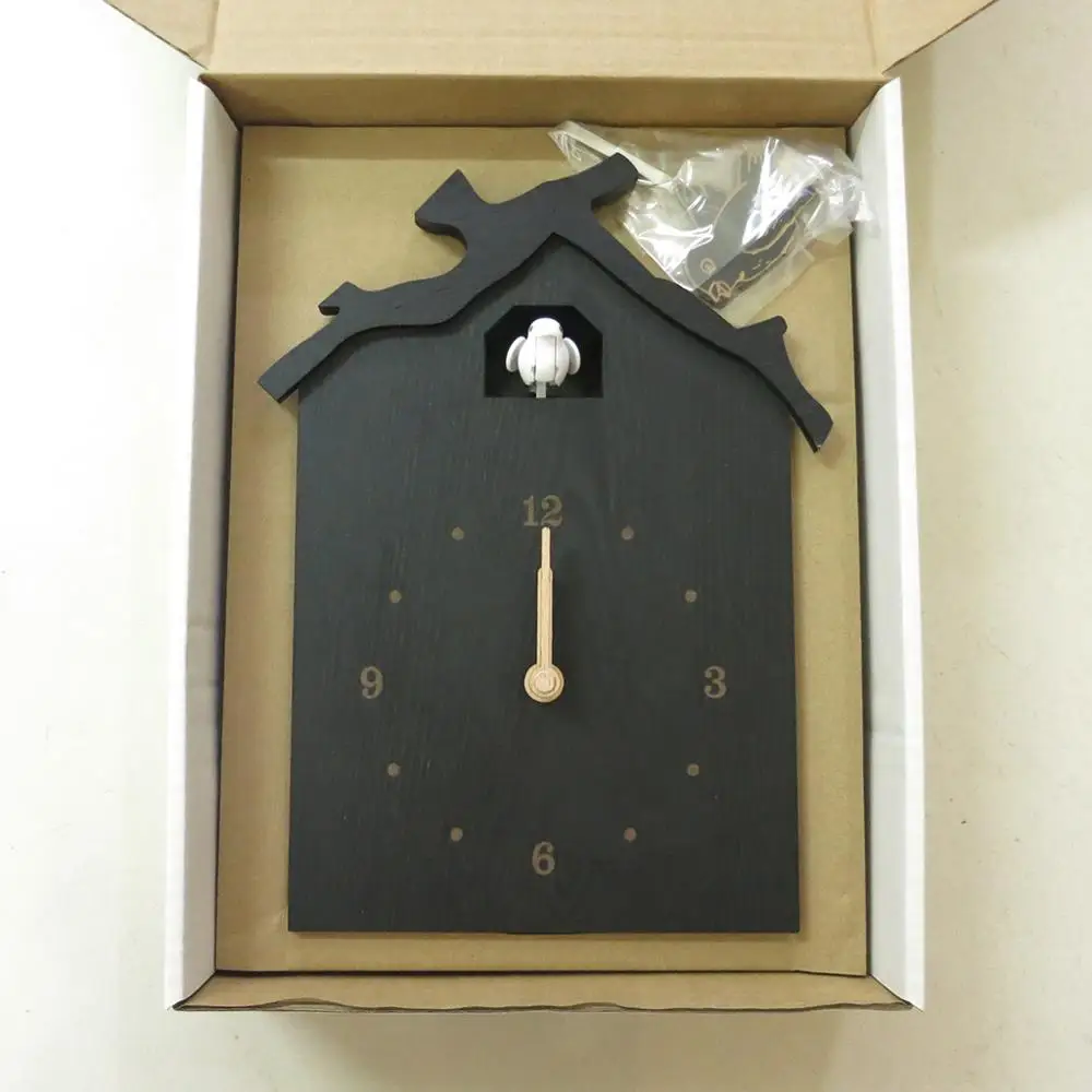 Pendulum Swing Bird Cuckoo Clock Wooden Clock Wall Clocks Living Room ...