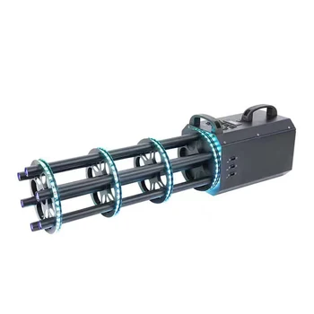 Wedding Confetti Machine Handheld 6 Shot Confetti Gun RGB LED Wireless Launcher Cannon Electric Confetti Toy