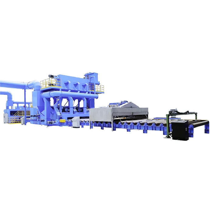 Latest Technology Laser Rust Removal Steel Plate Shot Blasting Machine For Polishing