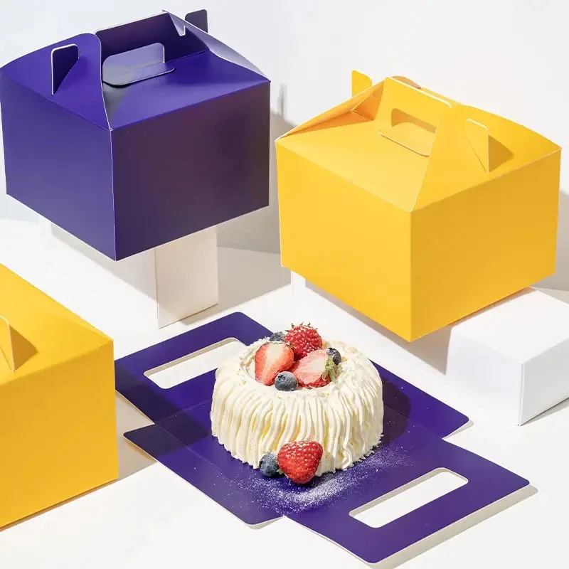 Customised Kraft Bakery Cake Boxes - Perfect for Desserts