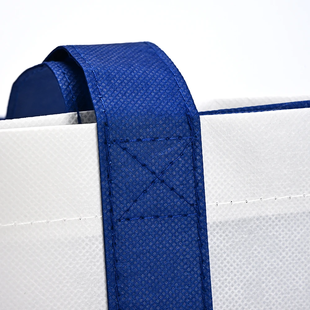 Hot Selling Custom Rpet Shopping Bag Recycled Eco Custom Big Non Woven Tote Bags With Logo supplier