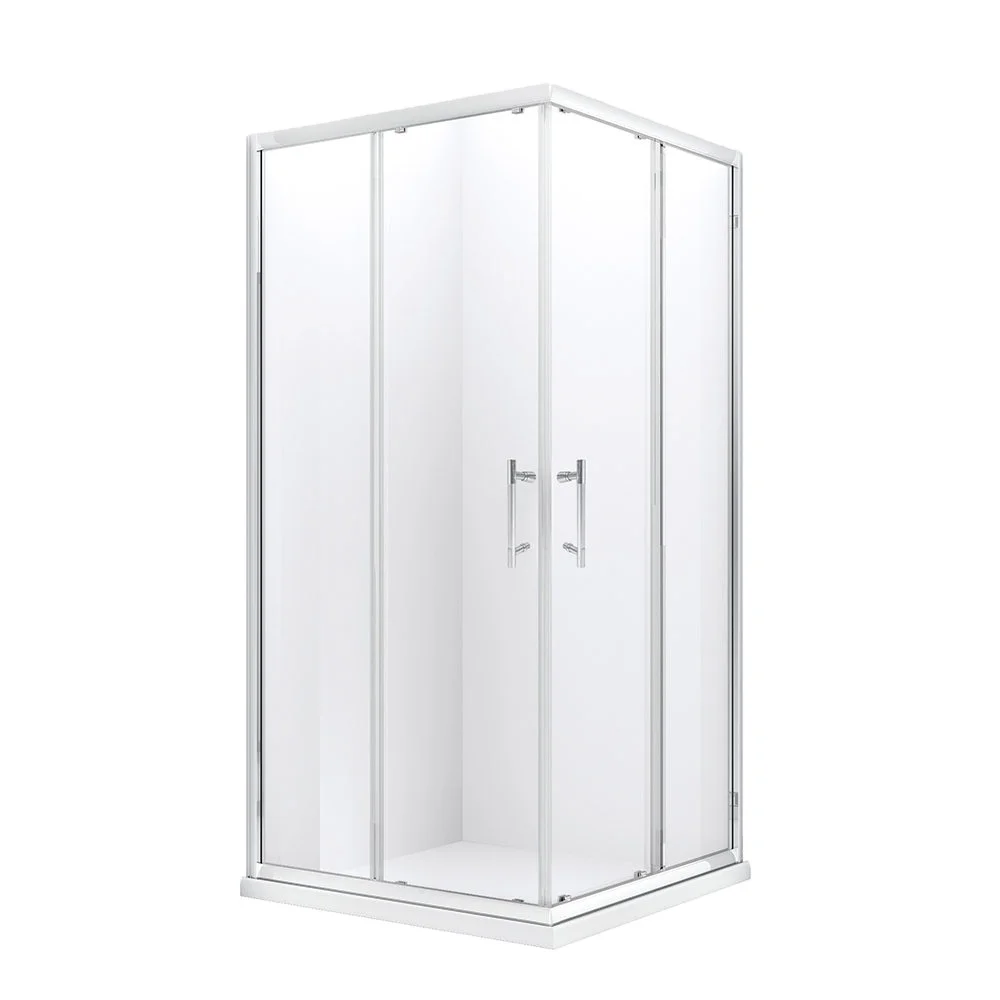 Kamali Custom 4 Panel Sliding Fiber Glass Rectangle Compact Shower Enclosure Finished Shower Room