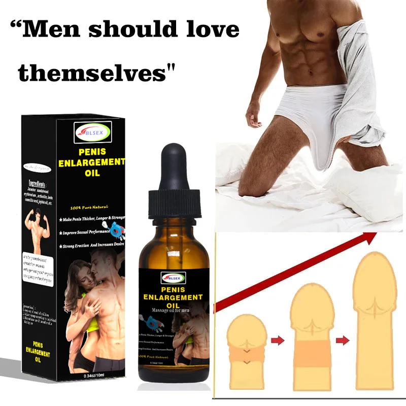 Men big Penis Enlargement Oil for Men Quick Erection Massage Dick