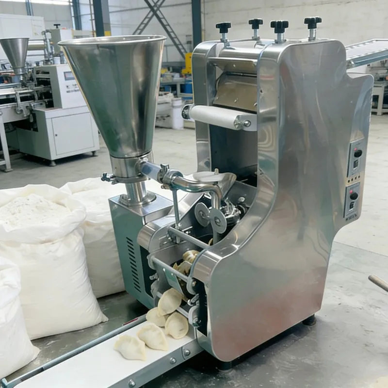 業務用生産性抜群の餃子製造機、連続稼働設計の機械式餃子製造機