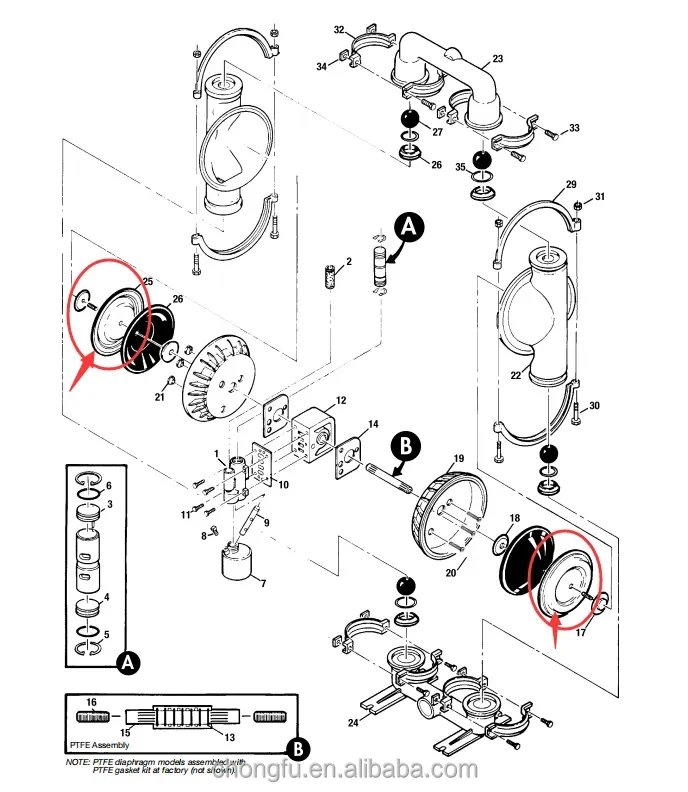 CF286-095-354 Diaphragm factory