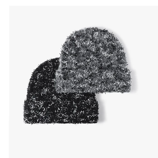 Beanie Fashion New Style Autumn Winter Wool Beanie Double Layer Bonnets Men Women Fashion Beanie Hats