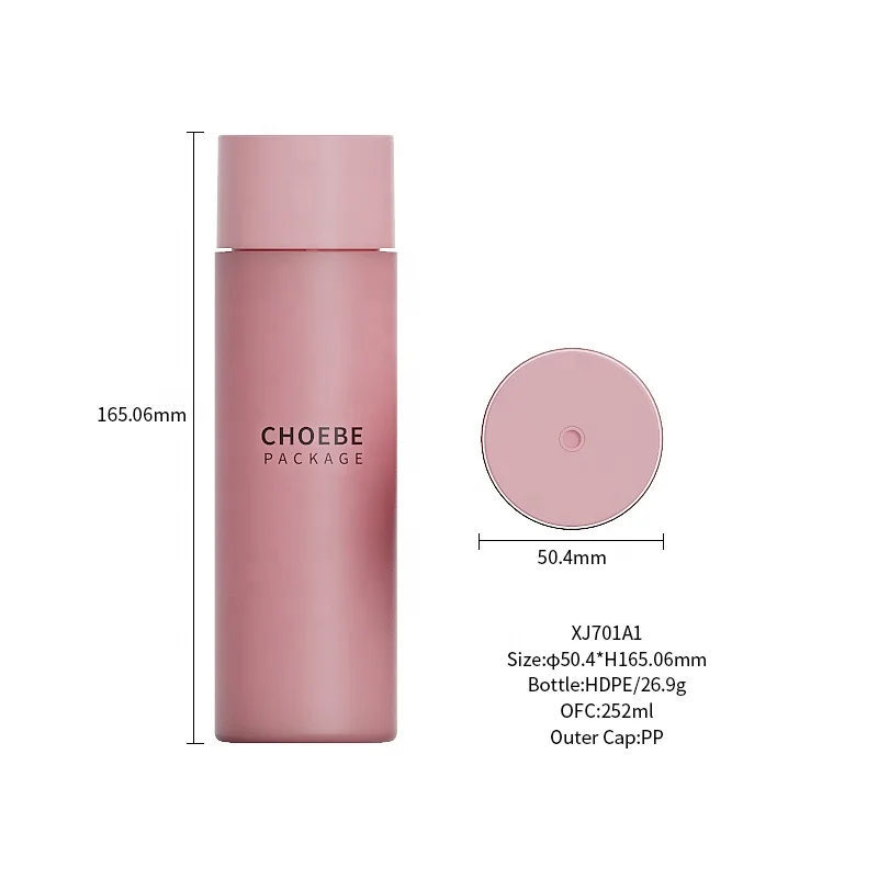 90ml 150ml 250ml 300ml Hdpe Bottle Shower Gel Body Wash Shampoo Packaging Bottles with Center Dispensing Twist Cap