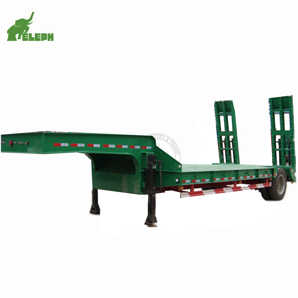 1軸20トン低床セミトレーラー/低床トレーラー販売中| Alibaba.com