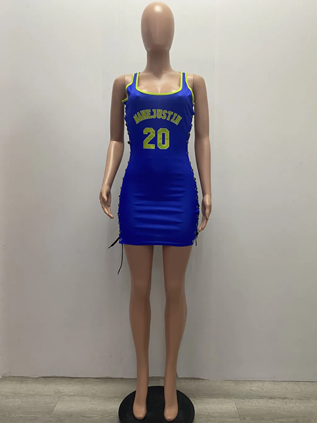 2021 New Arrival Womens Dresses Casual Hollow Out Bandage Short Dresses  Sexy Soccer Jerseys Jersey Dress Basketball Jersey - Buy New Halter Halter