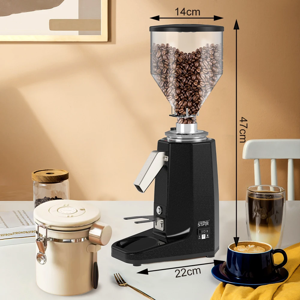 WINNING STAR ST-9820 Espresso Machine - 60mm Flat Burr Grinder