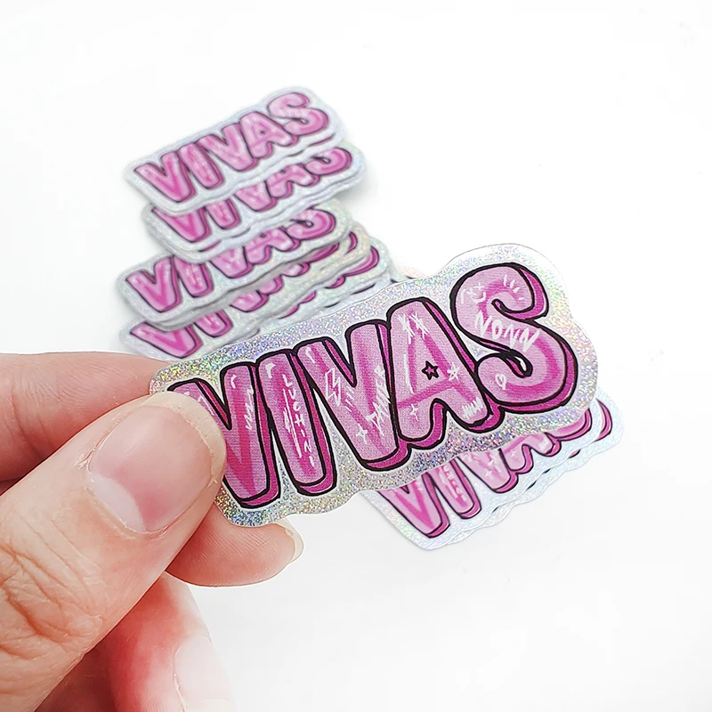 Custom Wholesaler Weatherproof Stickers Vinyl Pvc Custom Die Cut,Print