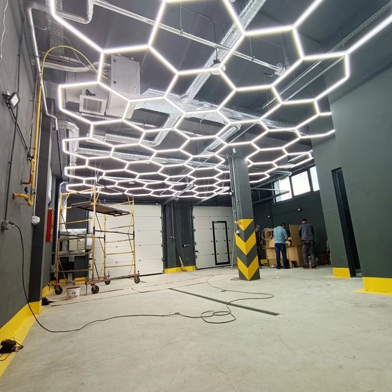 Garage Hexagon Lights Multicolor Hexagonal Led Light Hexagon Retro Lights