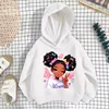 Felpa ragazza con forcina a cuore bianco stile sottile