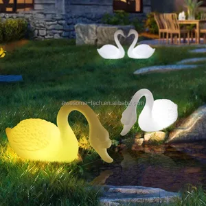 Multi-colored Swan LED Light Outdoor Decoration Waterproof Landscape Party Event Wedding Holiday Ornament