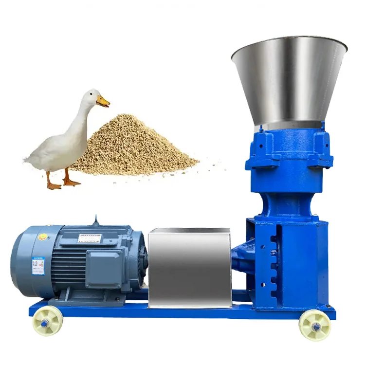 One Year Warranty 125 Model Small Wood Animal Processing Machines For Industrial Use Feed Pellet Machine