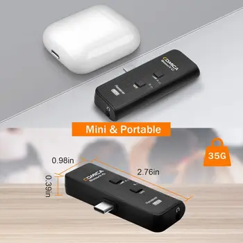 Comica BoomX-DUC RX Wireless Microphone Receiver for Comica BoomX-D 2.4G Wireless Microphone System(Only Compatible with COMICA detail image
