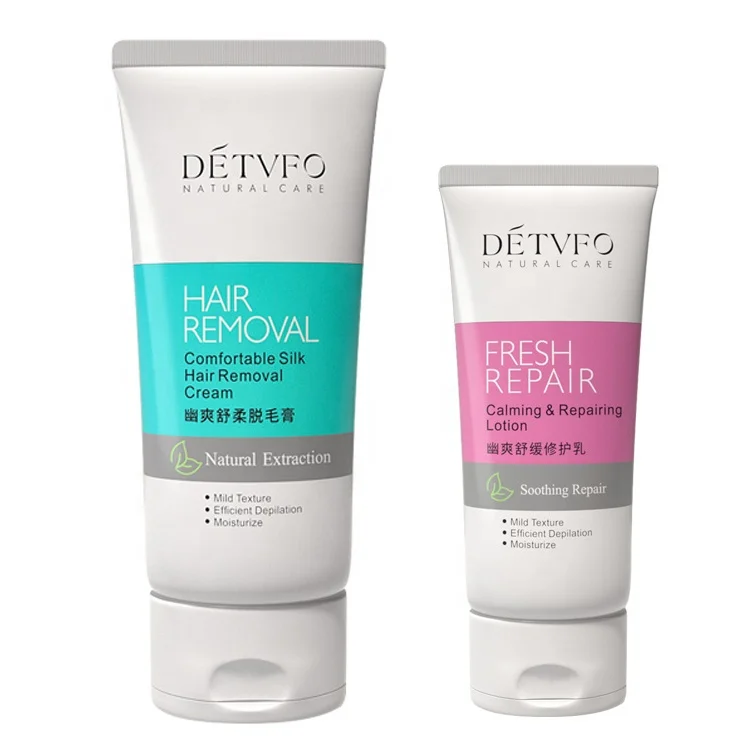 OEM/ODM Фирменная торговая марка натуральный безболезненный крем для удаления волос мужчин и женщин