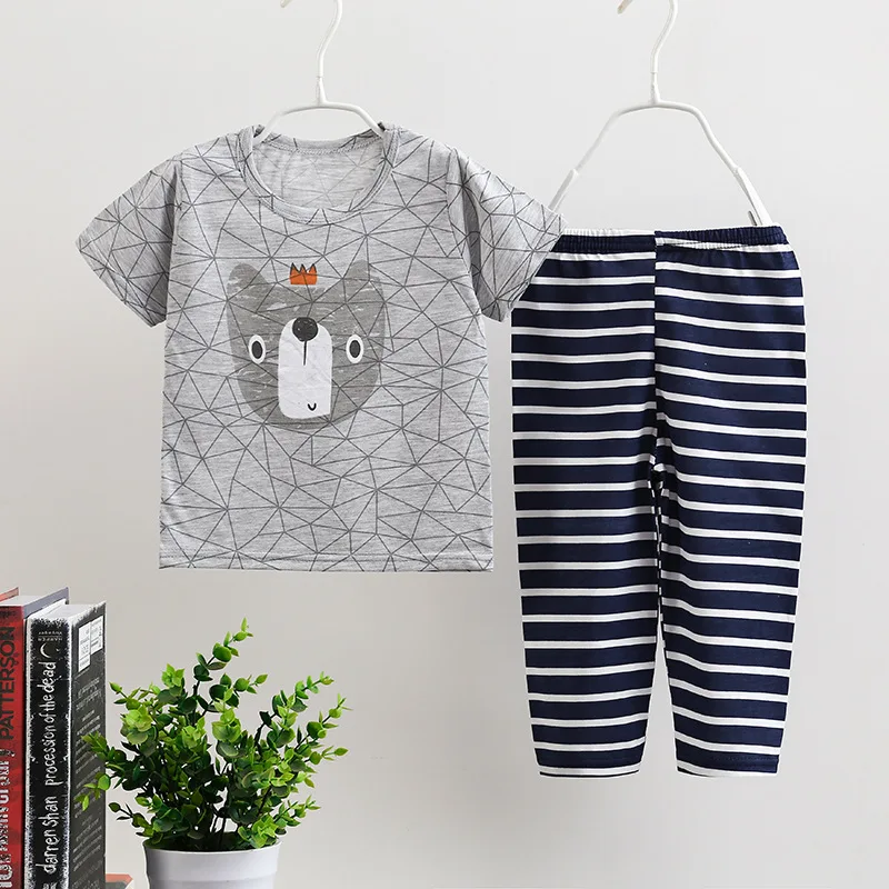 Bulk Wholesale Elegant Fashion Children Boutique  Clothing Sets Boys and Girls Clothes Sets Pure cotton