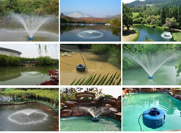 Splash DC Motor SFB 1100W  Floating Pump Aquaculture Machine Aerator Only Work Daytime Without Solar Panel