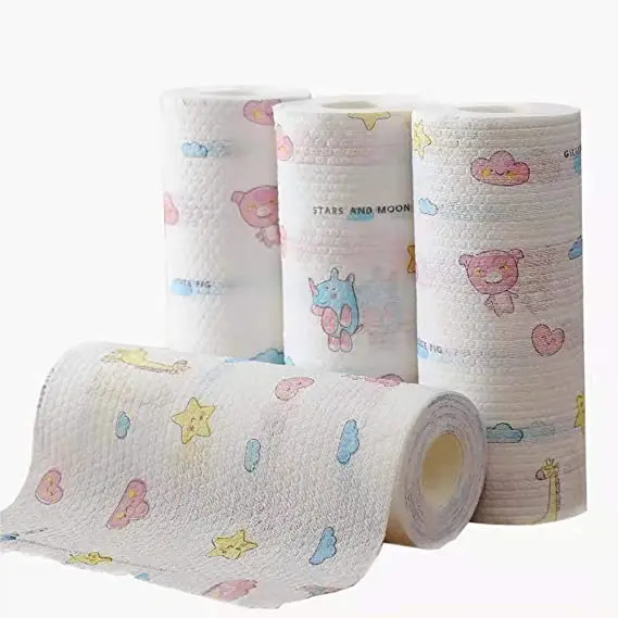 Automatic Non Wovens Fabric Slitter Rewinder Non Woven Kitchen Towel Roll Perforating Slitting Rewinding Machine