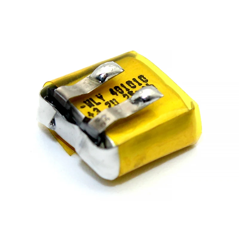 Lotto 10 Batterie Ricaricabili Al Litio Polimero 3.7V 30mAh Modello 401010 (4x10x10mm) Per Cuffie, MP3, Auricolari - EHAO