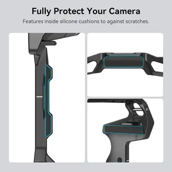 SmallRig Aluminum Alloy Film Movie Making Camera Video Cage for Canon R5/R6/R5 C With BG-R10 Battery Grip 3464B detail image