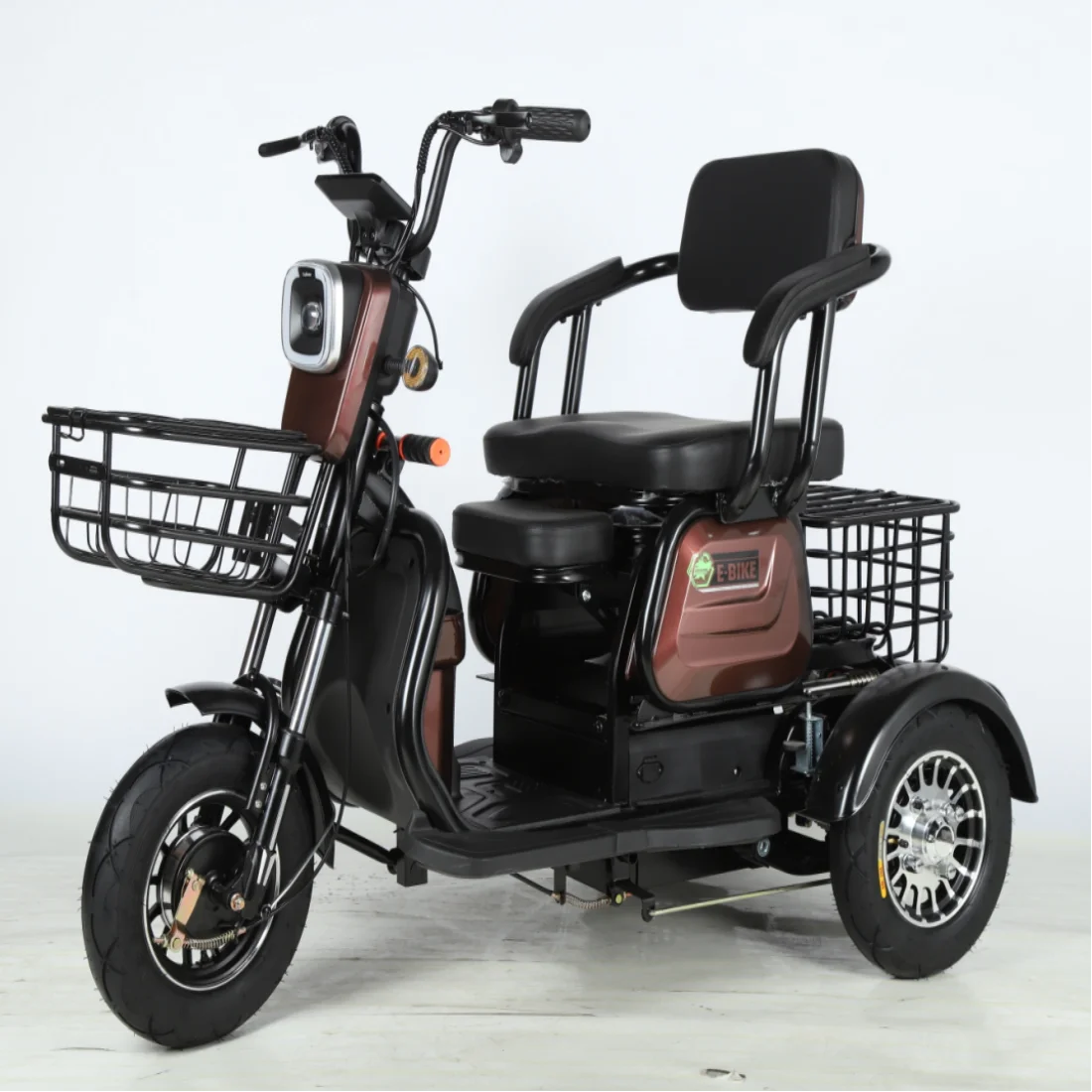 2 Seat Three Wheel Motor Tricycle Adult Electric Bicycle Electric
