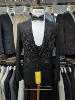 Nero-3 pezzi/set-Giacca + gilet + pantaloni