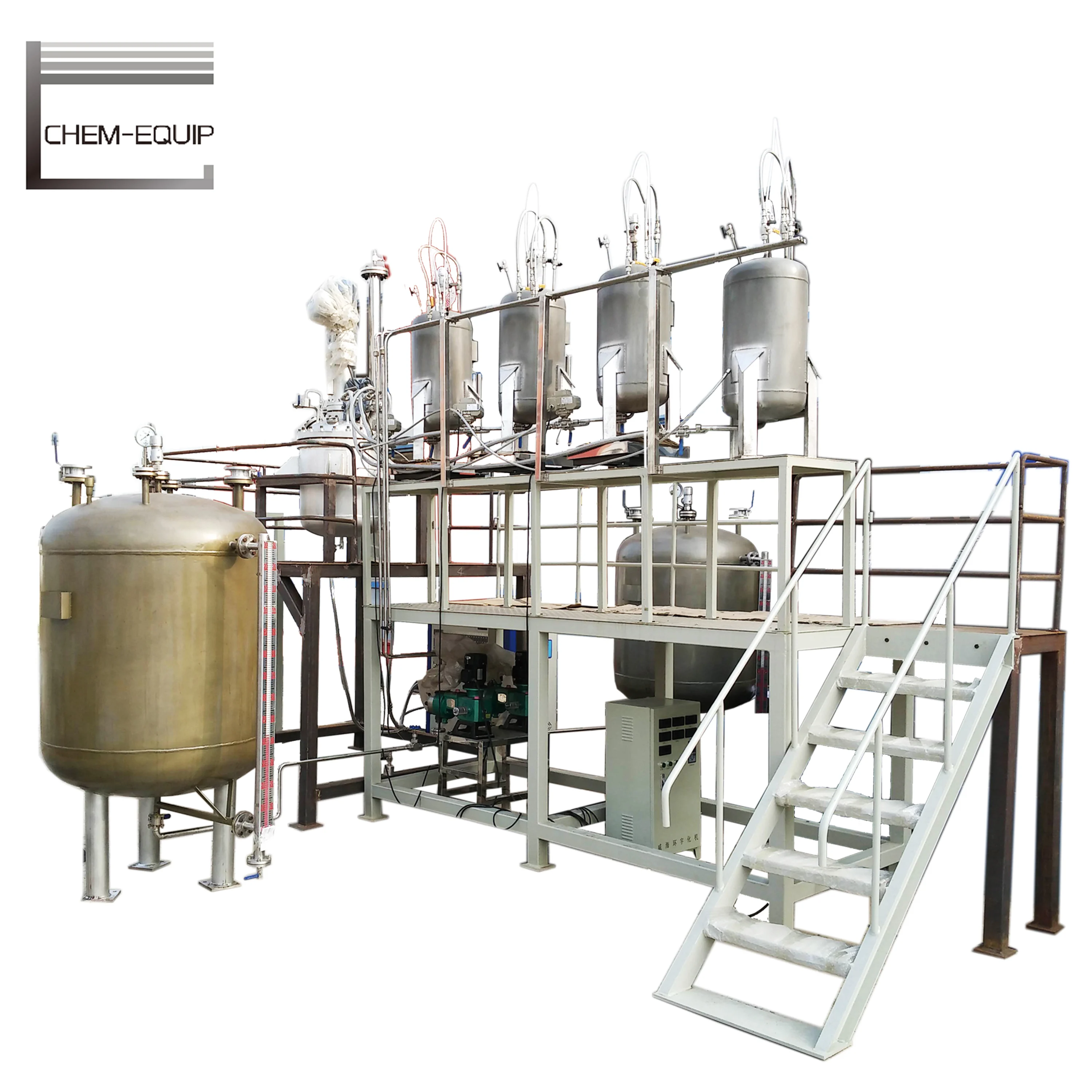 Alcohol Oxidation Reactor with Ethanol Distillation Column