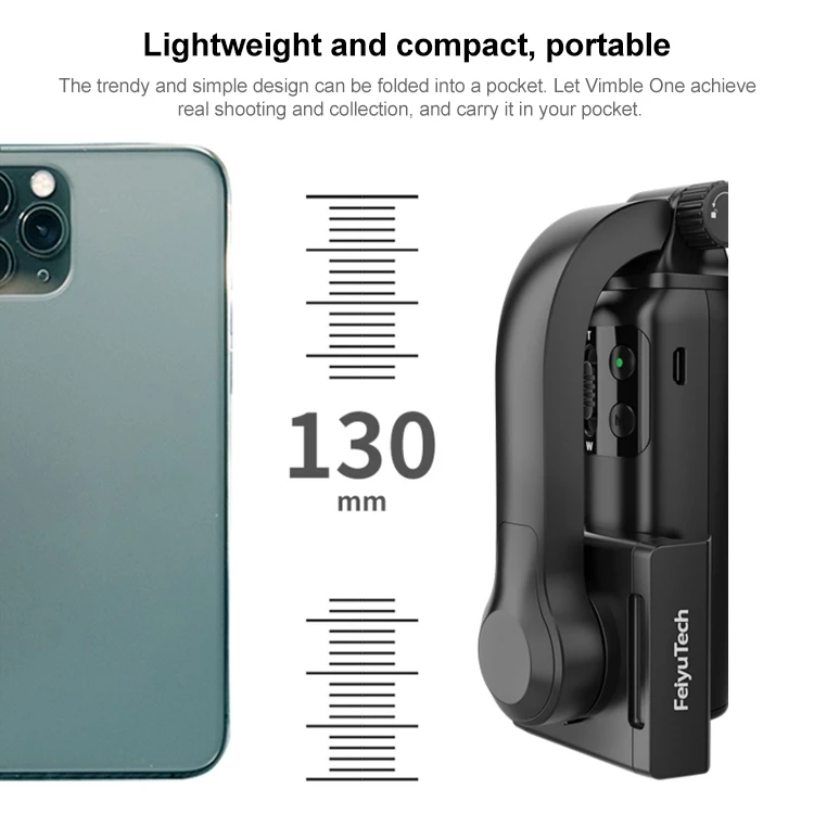 Feiyutech Vimble One Handheld Stabilizer Smart Single Axis Follow-up Anti-shake Gimbal With No-slip Tripod