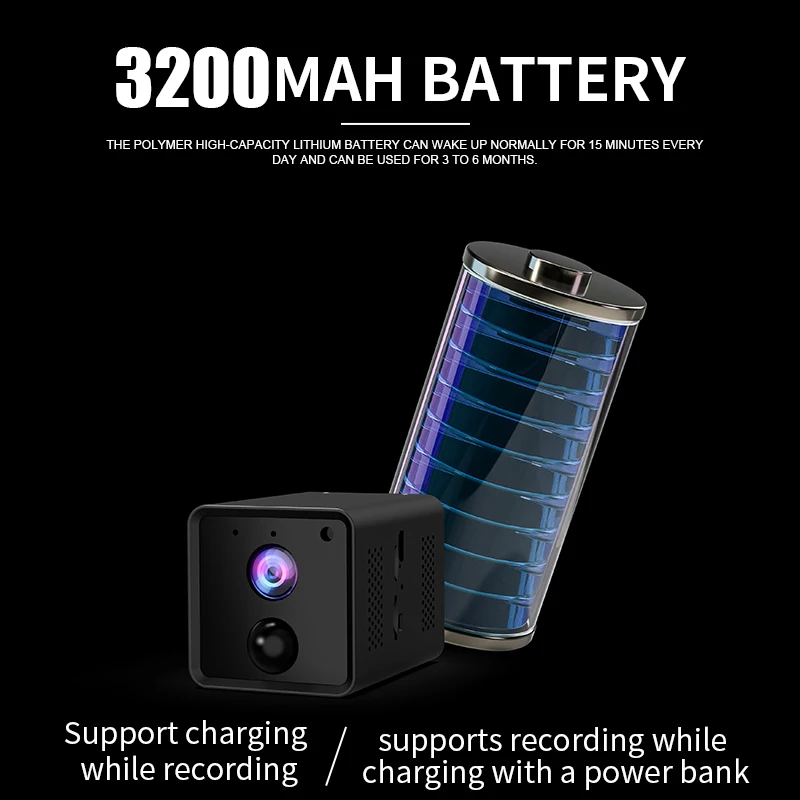 UBOX APP Home Security Wifi Camera 4G Support Sim Card